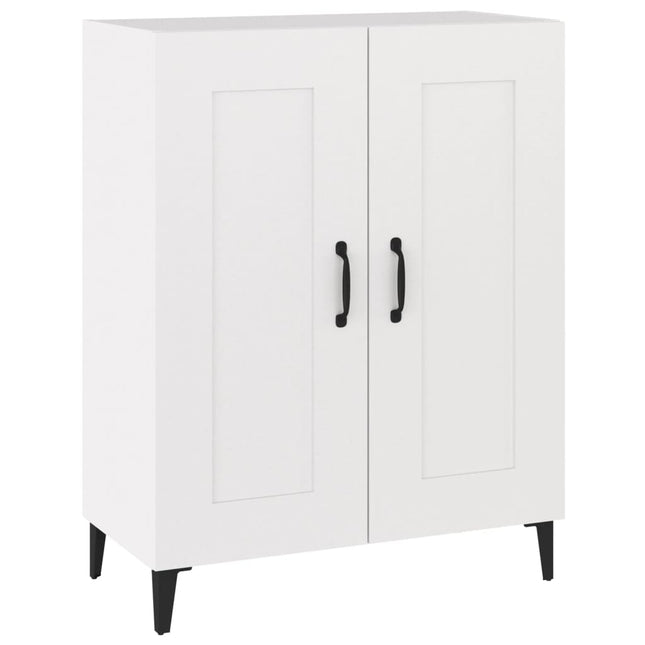 skænk 69,5x34x90 cm konstrueret træ hvid