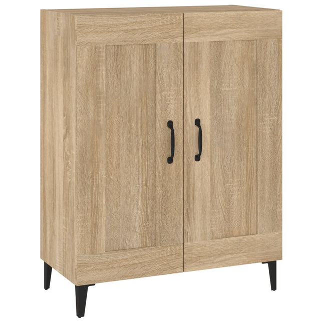 skænk 69,5x34x90 cm konstrueret træ sonoma-eg
