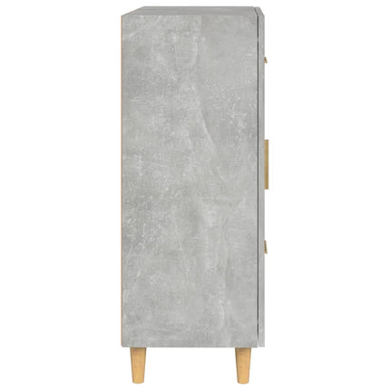 skænk 69,5x34x90 cm konstrueret træ betongrå