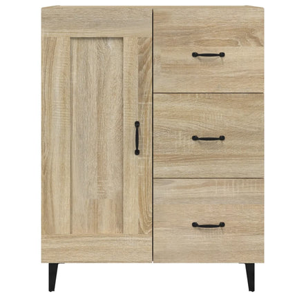 skænk 69,5x34x90 cm konstrueret træ sonoma-eg