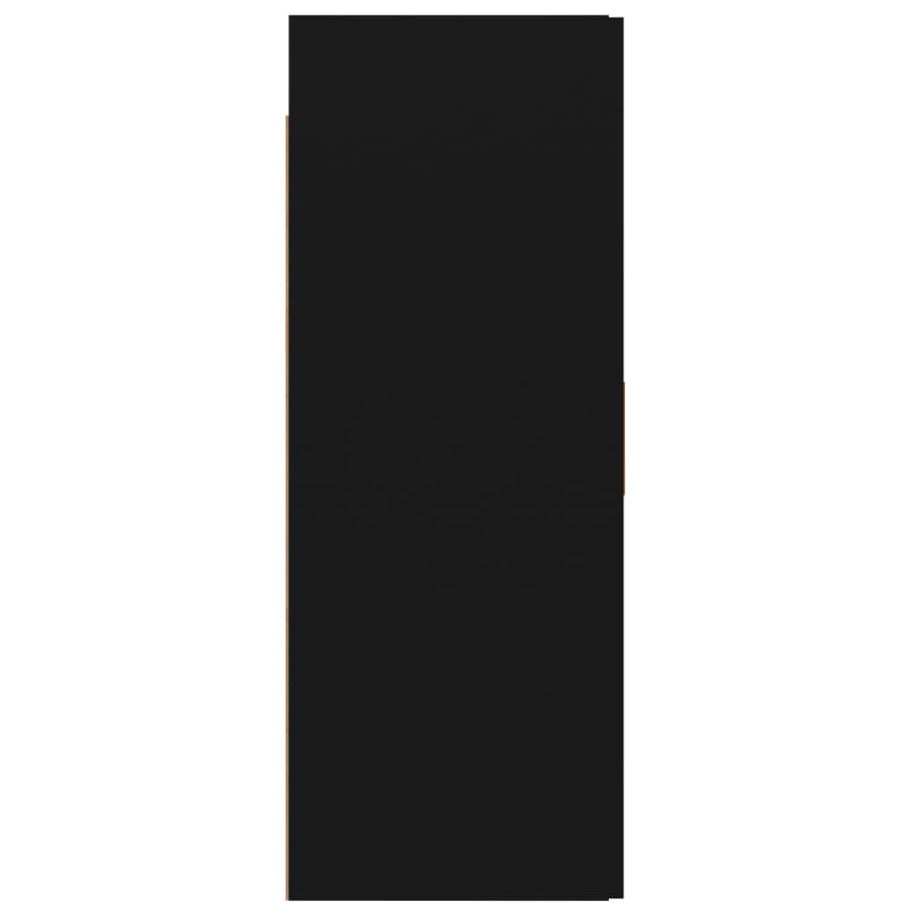 vægskab 69,5x34x90 cm sort