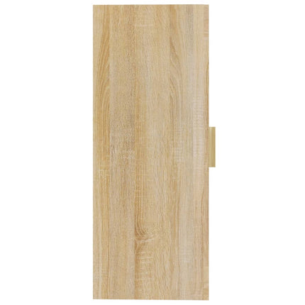 vægskab 69,5x34x90 cm sonoma-eg