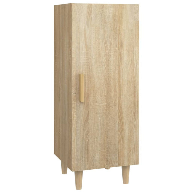 skænk 34,5x34x90 cm konstrueret træ sonoma-eg