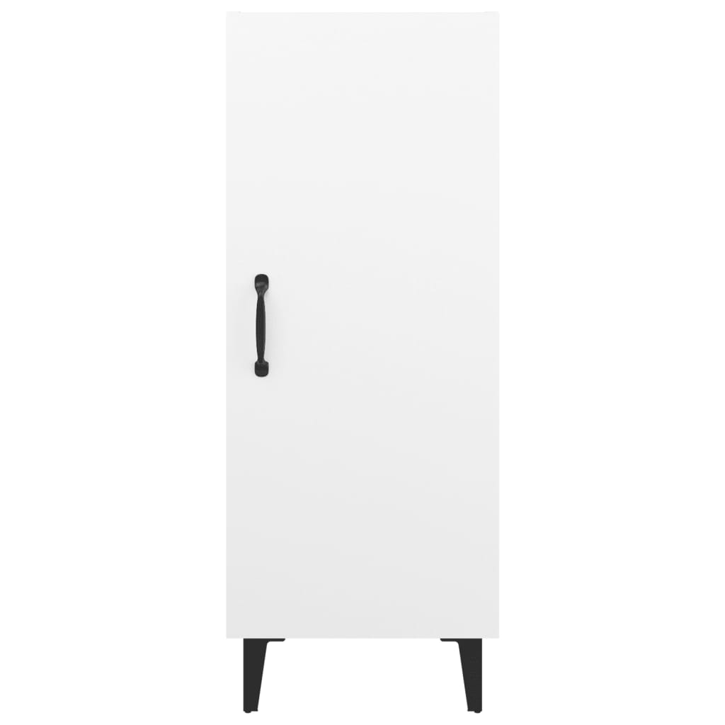 skænk 34,5x34x90 cm konstrueret træ hvid