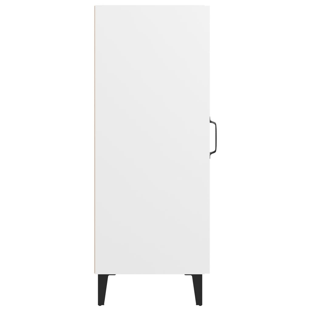 skænk 34,5x34x90 cm konstrueret træ hvid