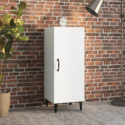 skænk 34,5x34x90 cm konstrueret træ hvid