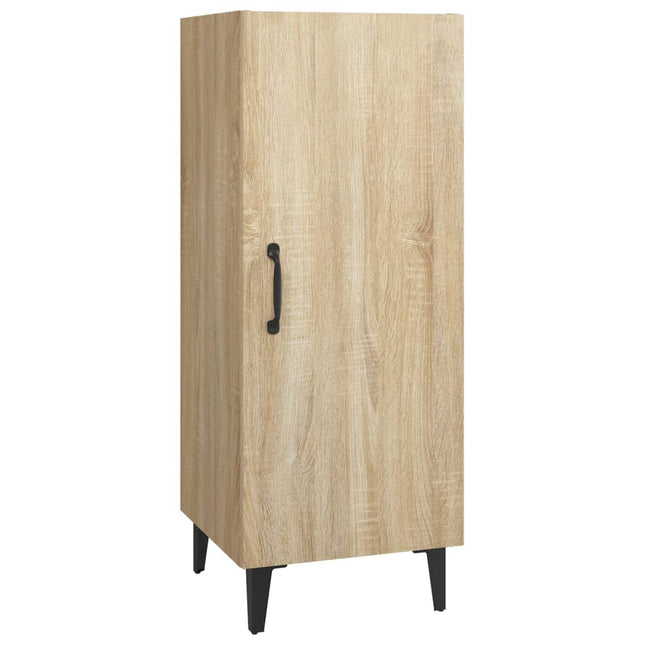 skænk 34,5x34x90 cm konstrueret træ sonoma-eg