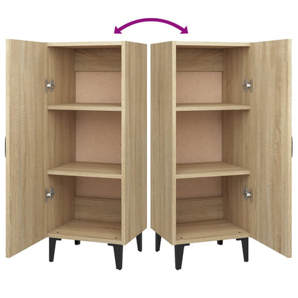 skænk 34,5x34x90 cm konstrueret træ sonoma-eg