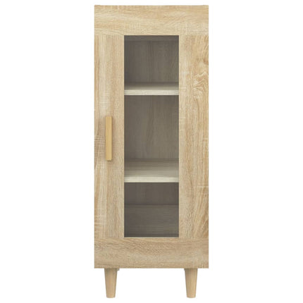 skænk 34,5x34x90 cm konstrueret træ sonoma-eg