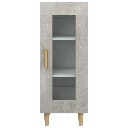 skænk 34,5x34x90 cm konstrueret træ betongrå