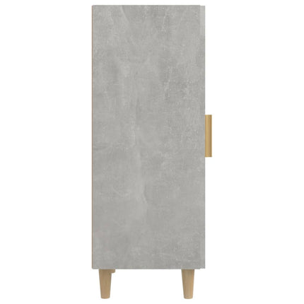 skænk 34,5x34x90 cm konstrueret træ betongrå