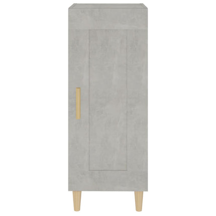 skænk 34,5x34x90 cm konstrueret træ betongrå