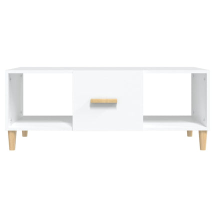 sofabord 102x50x40 cm konstrueret træ hvid