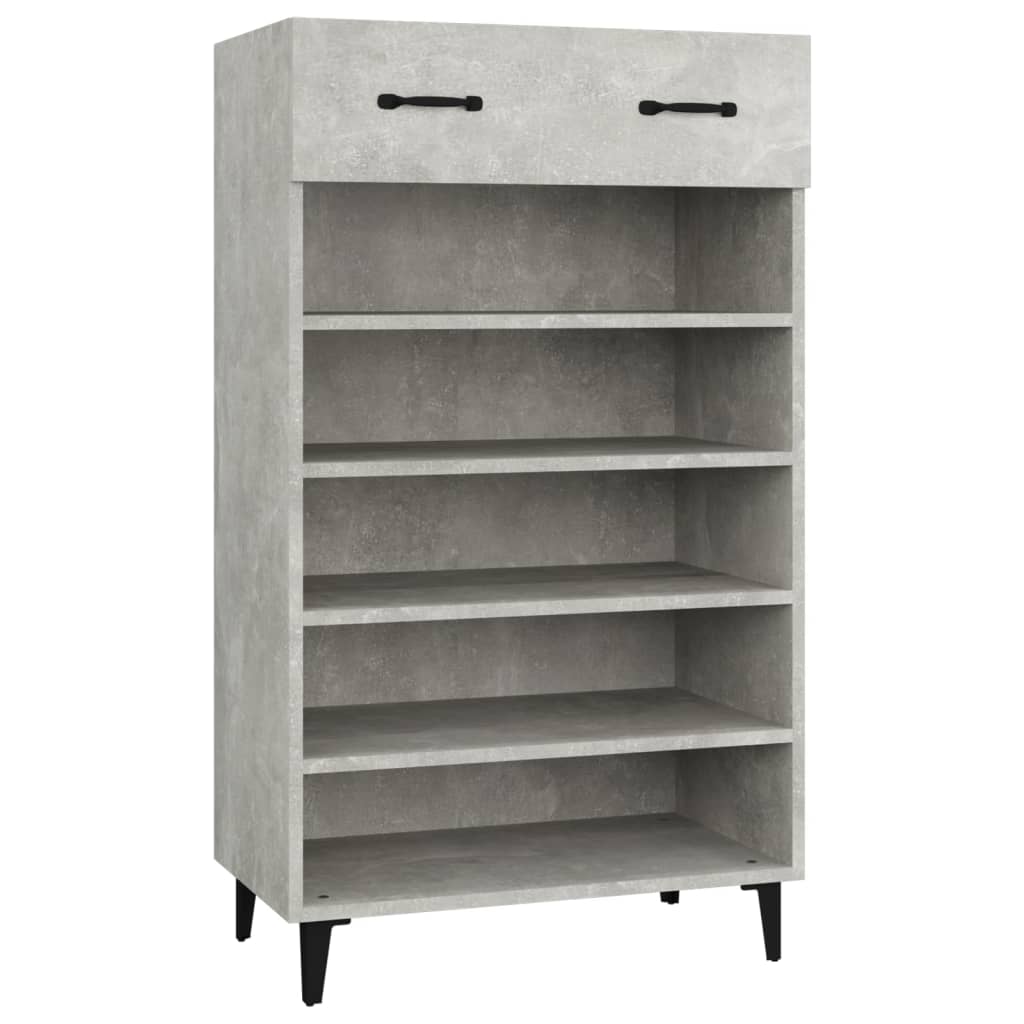 skoreol 60x35x105 cm konstrueret træ betongrå