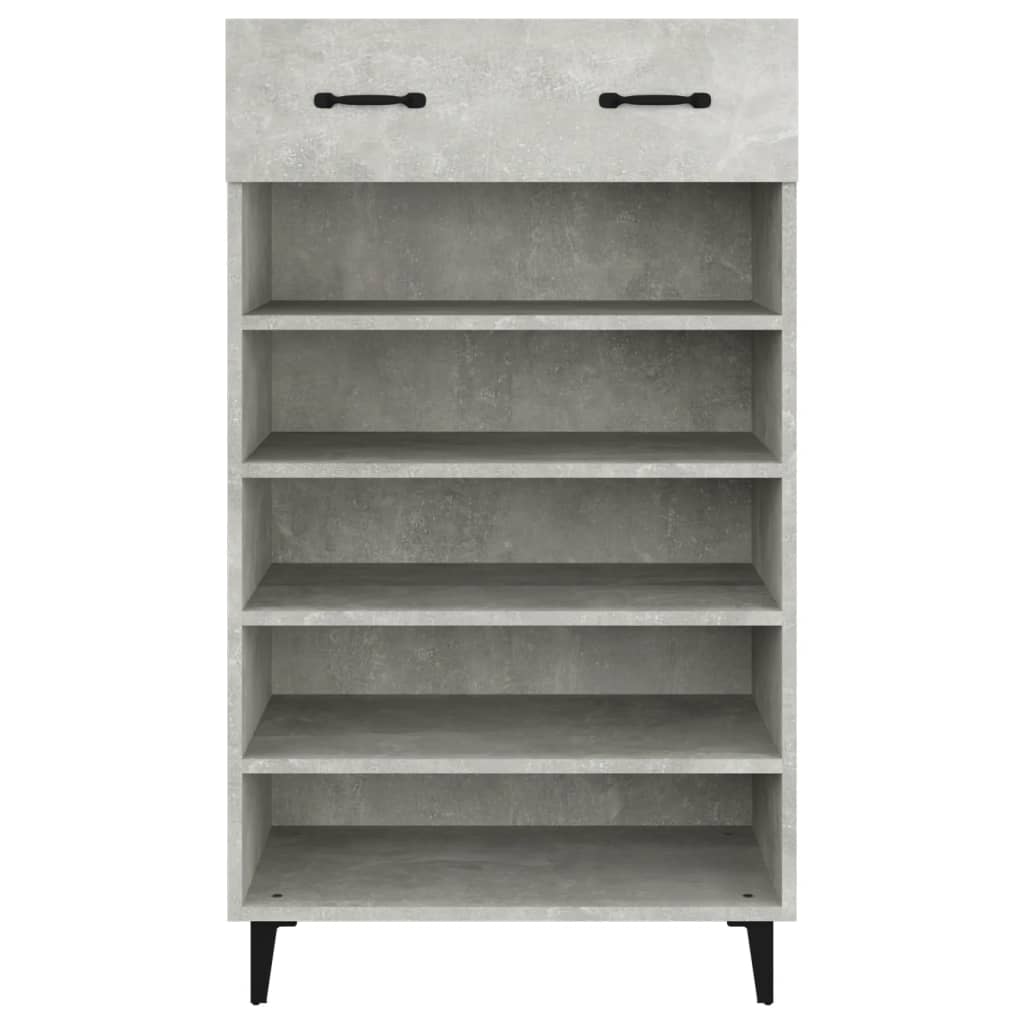 skoreol 60x35x105 cm konstrueret træ betongrå