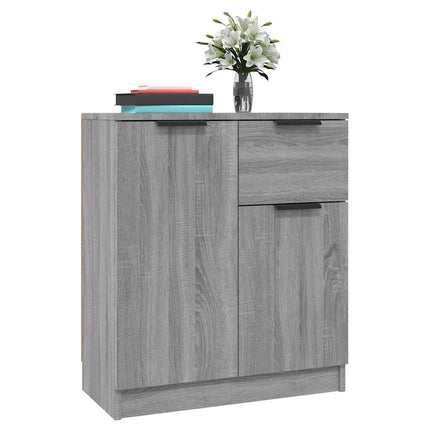 skænk 60x30x70 cm konstrueret træ grå sonoma-eg