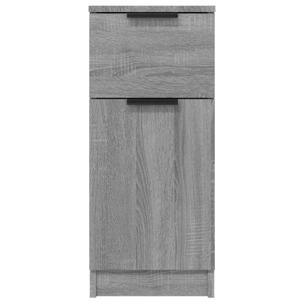 skænk 30x30x70 cm konstrueret træ grå sonoma-eg