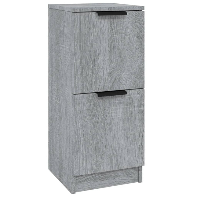 skænk 30x30x70 cm konstrueret træ grå sonoma-eg