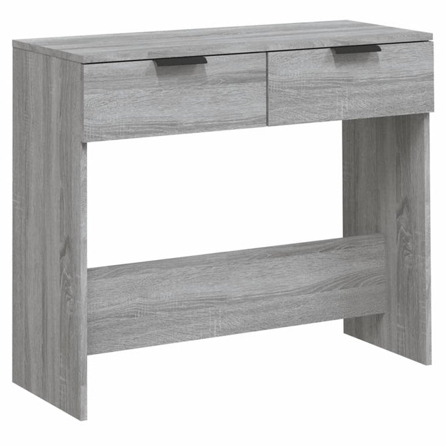 sofabord 90x36x75 cm konstrueret træ grå sonoma-eg