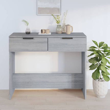 sofabord 90x36x75 cm konstrueret træ grå sonoma-eg