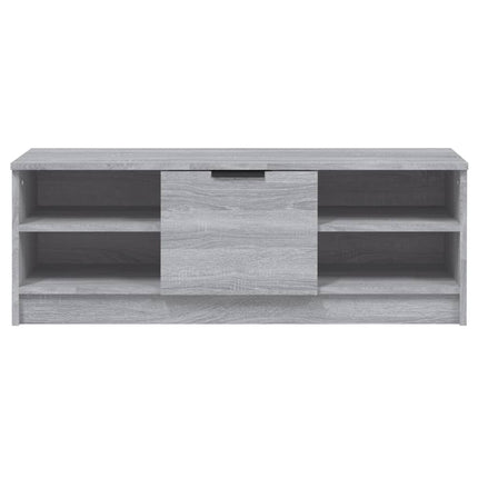 tv-bord 102x35,5x36,5 cm konstrueret træ grå sonoma-eg