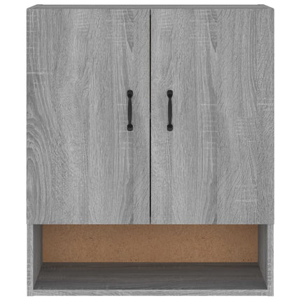 vægskab 60x31x70 cm konstrueret træ grå sonoma-eg