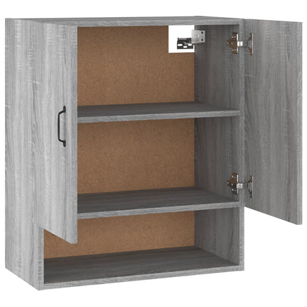 vægskab 60x31x70 cm konstrueret træ grå sonoma-eg