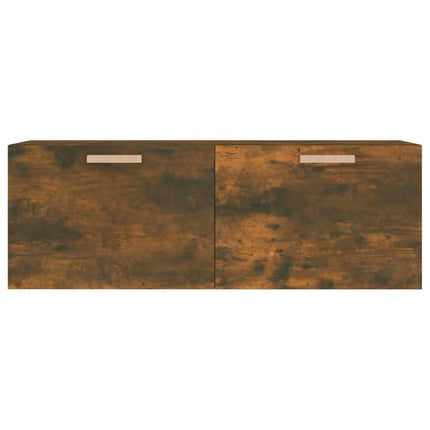 vægskab 100x36,5x35 cm konstrueret træ røget sonoma-eg