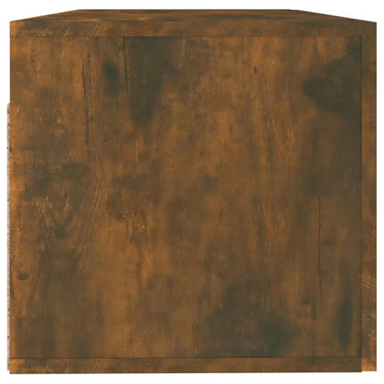 vægskab 100x36,5x35 cm konstrueret træ røget sonoma-eg