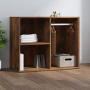 skab 80x40x65 cm konstrueret træ røget egetræ