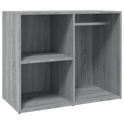 skab 80x40x65 cm konstrueret træ grå sonoma-eg