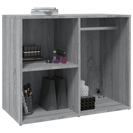 skab 80x40x65 cm konstrueret træ grå sonoma-eg