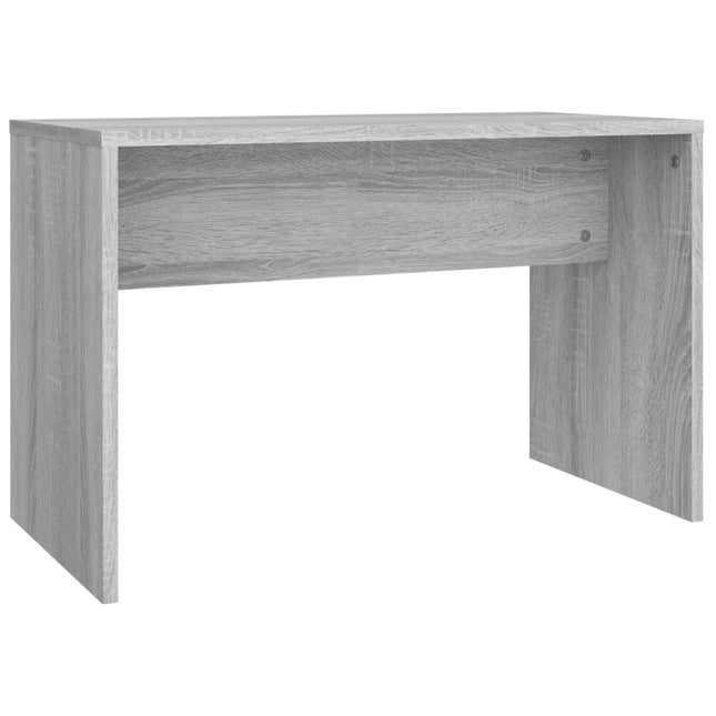 skammel til makeupbord 70x35x45 cm konstrueret træ grå sonoma