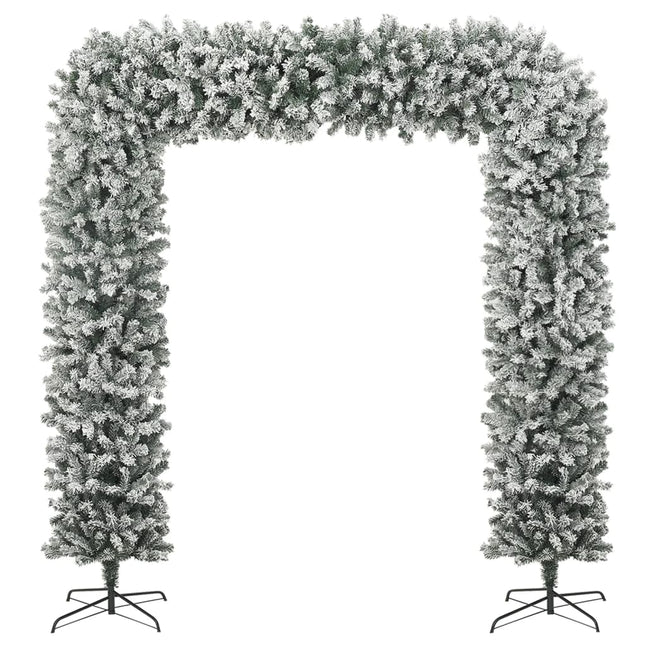 juleguirlande med sne buefacon 240 cm