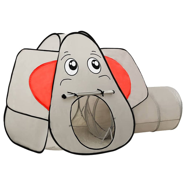 legetelt til børn 174x86x101 cm elefant grå