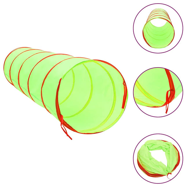 legetunnel til børn 175 cm polyester grøn