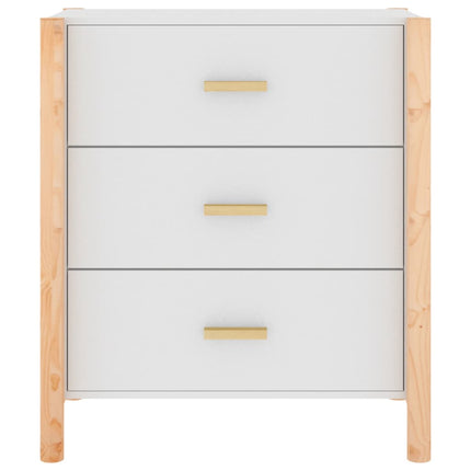 skænk 62x38x70 cm konstrueret træ hvid