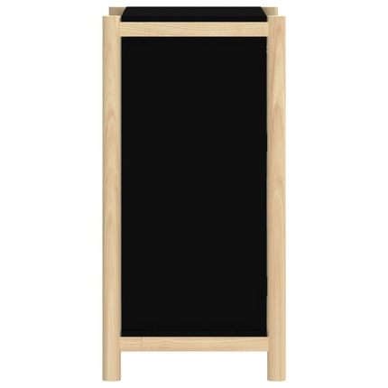 skænk 62x38x75 cm konstrueret træ sort