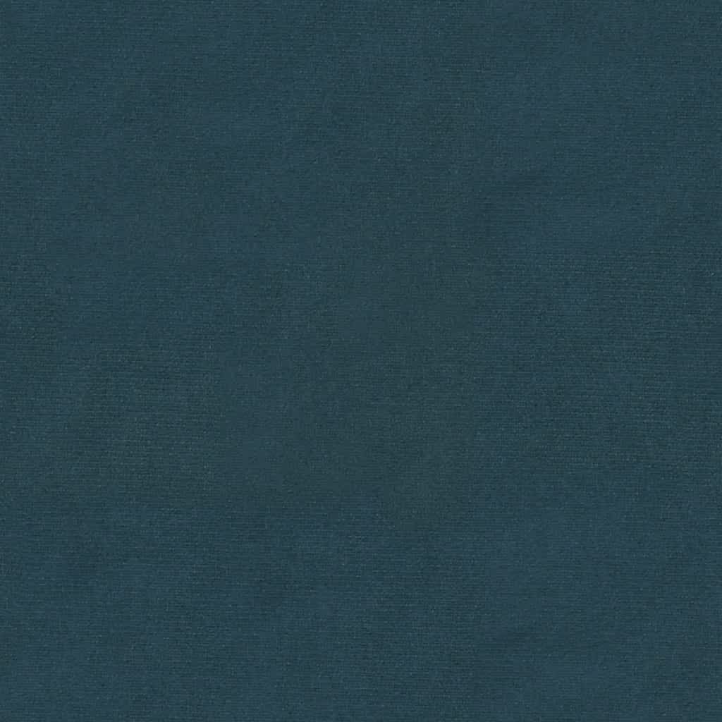 spisebordsstole 2 stk. fløjl blå