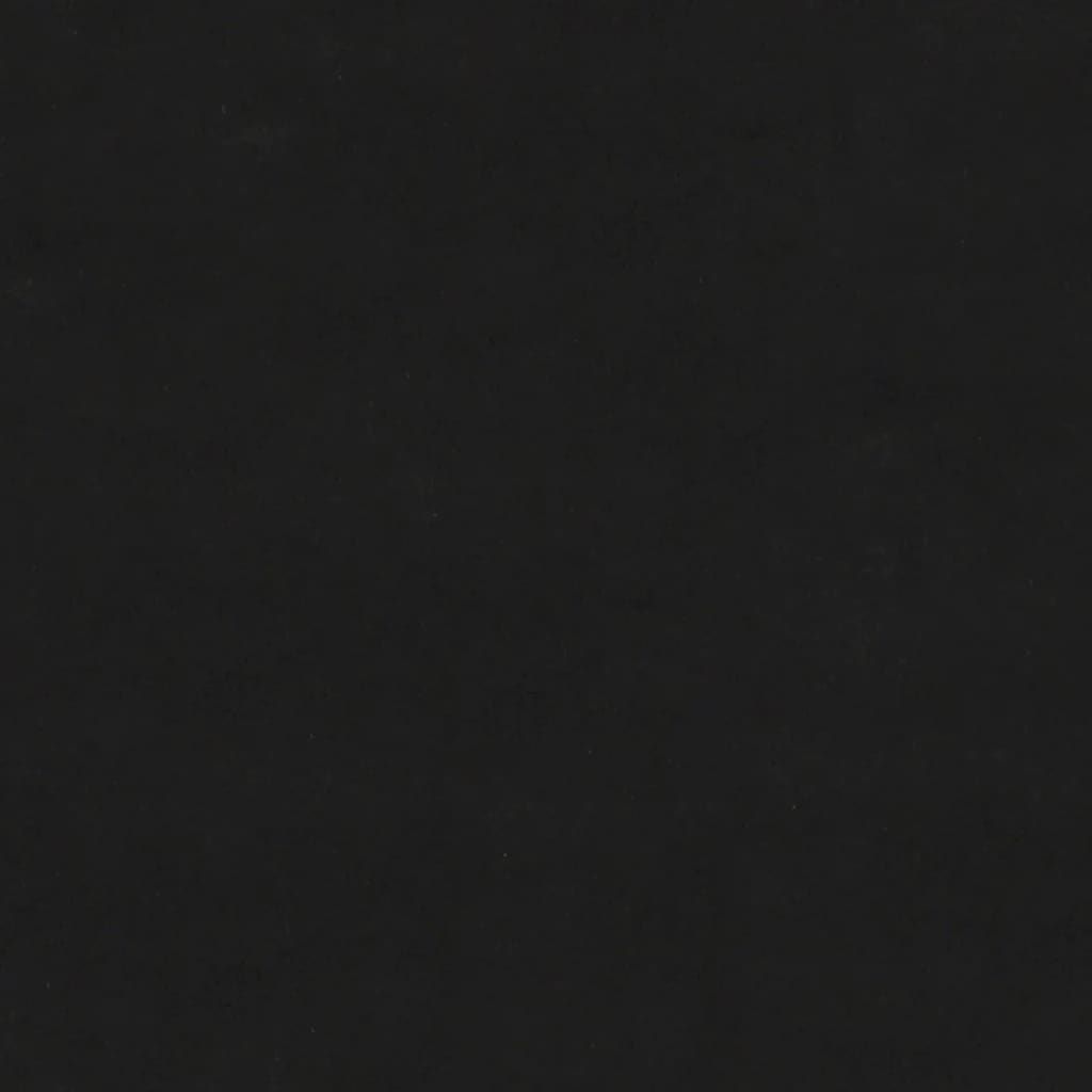 drejelige spisebordsstole 2 stk. fløjl sort