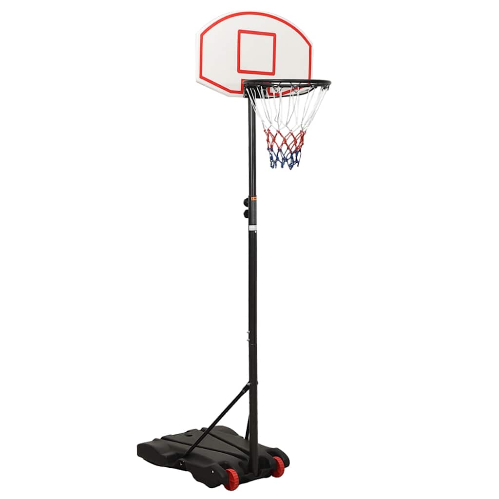 basketballstativ 216-250 cm polyethylen hvid billede