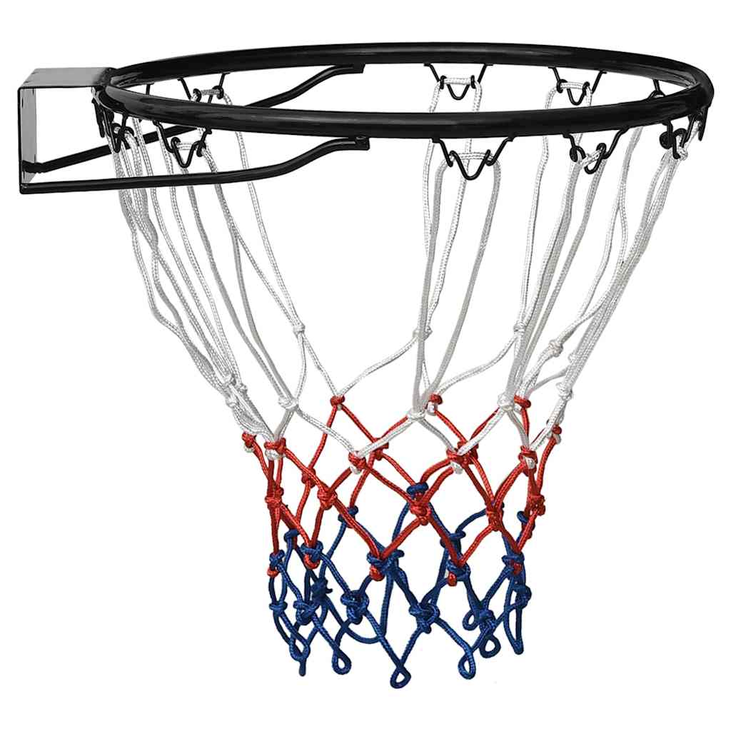 basketkurv 39 cm stål sort