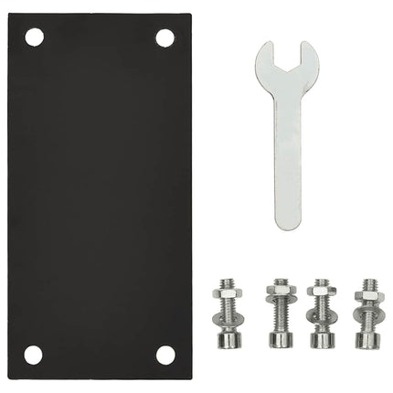 basketballkurv med plade 71x45x2 cm polyethylen sort
