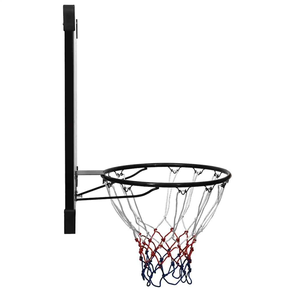 basketballkurv med plade 106x69x3 cm polycarbonat transparent