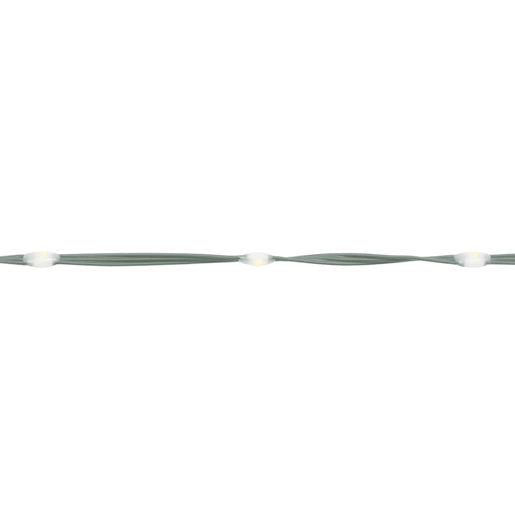 juletræ med kogle, varm hvid, 1400 LED'er, 160x500 cm