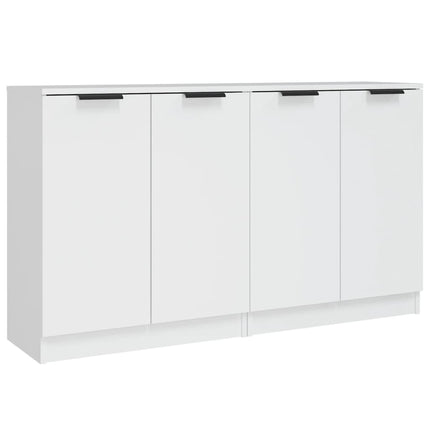 skænke 2 stk. 60x30x70 cm konstrueret træ hvid