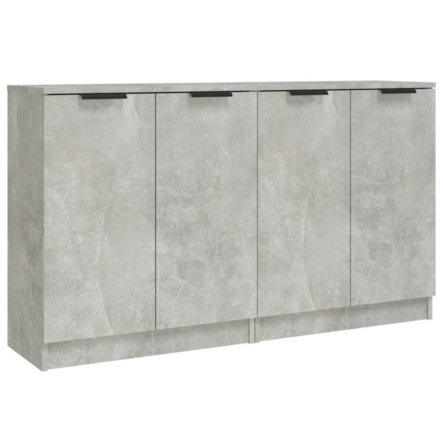 skænke 2 stk. 60x30x70 cm konstrueret træ betongrå