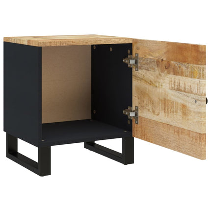 sengeborde 2 stk. 40x33x46 cm massivt mangotræ