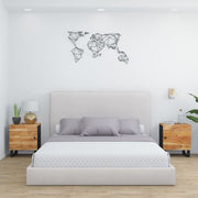 sengeborde 2 stk. 40x33x46 cm massivt akacietræ