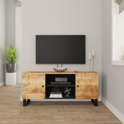 tv-bord 105x33x46cm massivt mangotræ